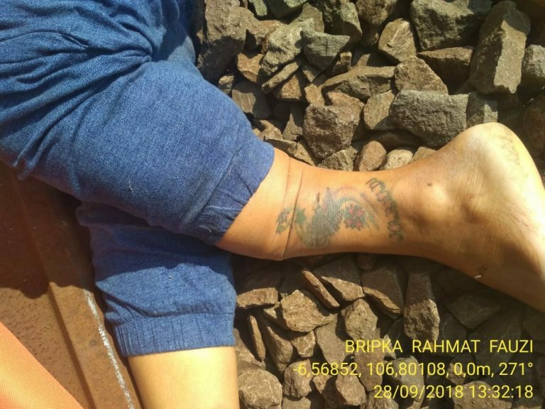 Terjadi peristiwa tertabraknya