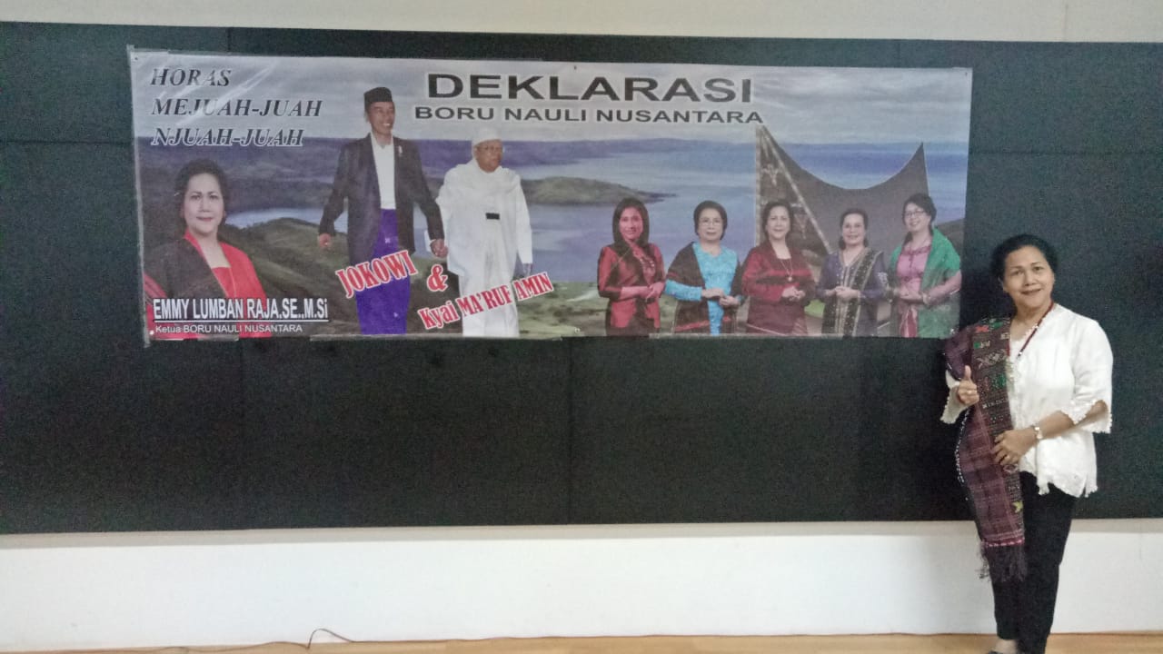 SATU SIKAP BORU NAULI NUSANTARA MENDUKUNG JOKOWI - MA'RUF AMIN1