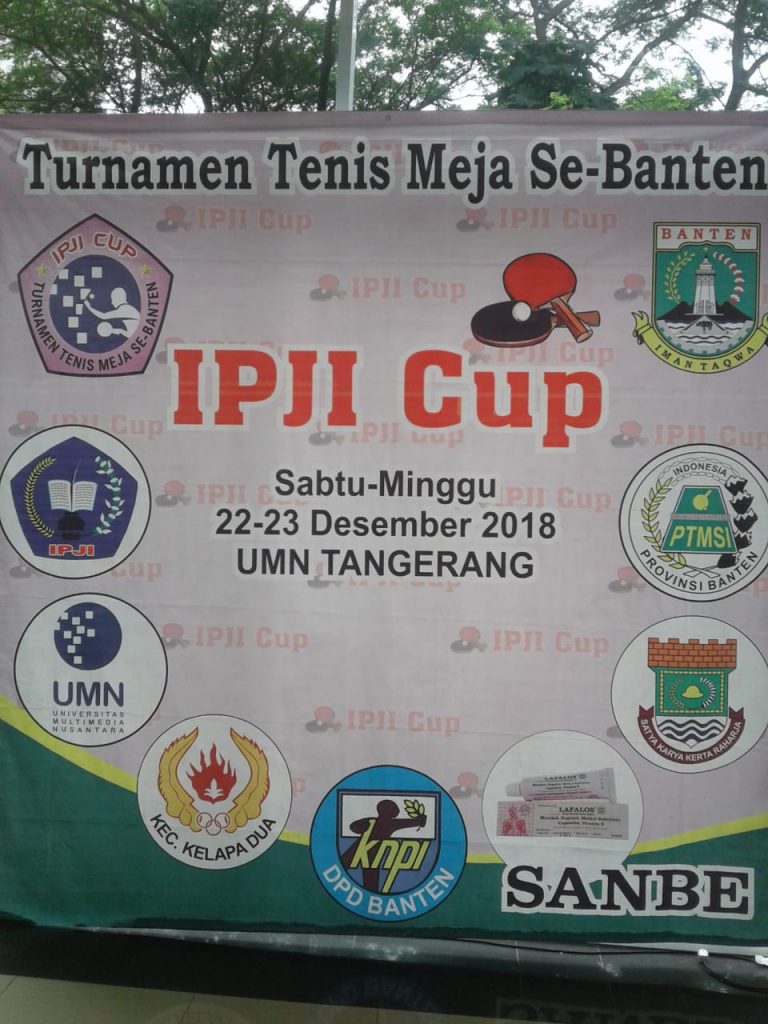 Ikatan Penulis Jurnalis Indonesia ( IPJI ) Gelar Turnamen Tenis Meja se -Banten