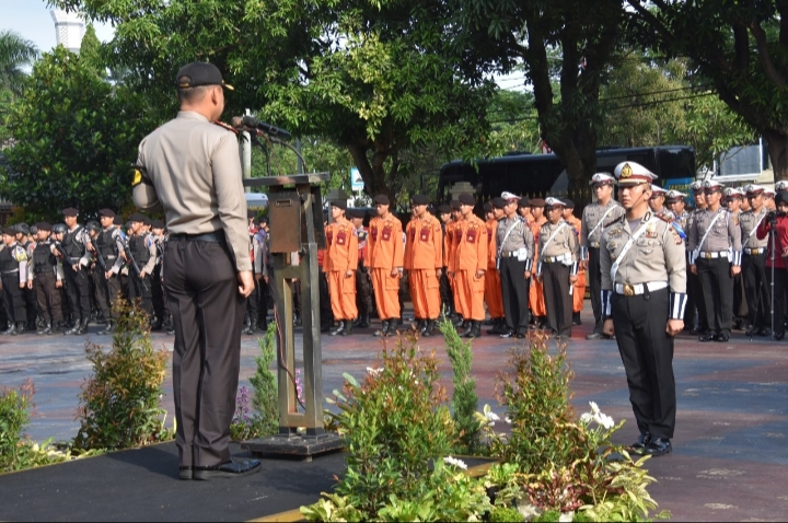 Jelang Akhir Tahun Polres Bogor Gelar Apel Operasi Lilin Lodaya