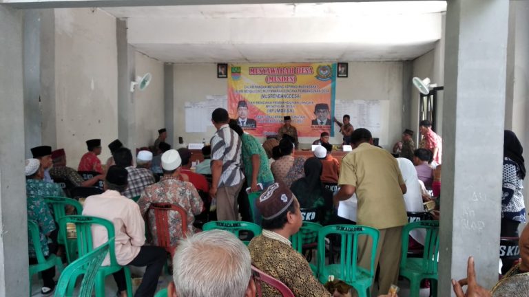 KADES SUKA DARMA KEC. SUKATANI KAB BEKASI GELAR MUSYAWARAH DESA