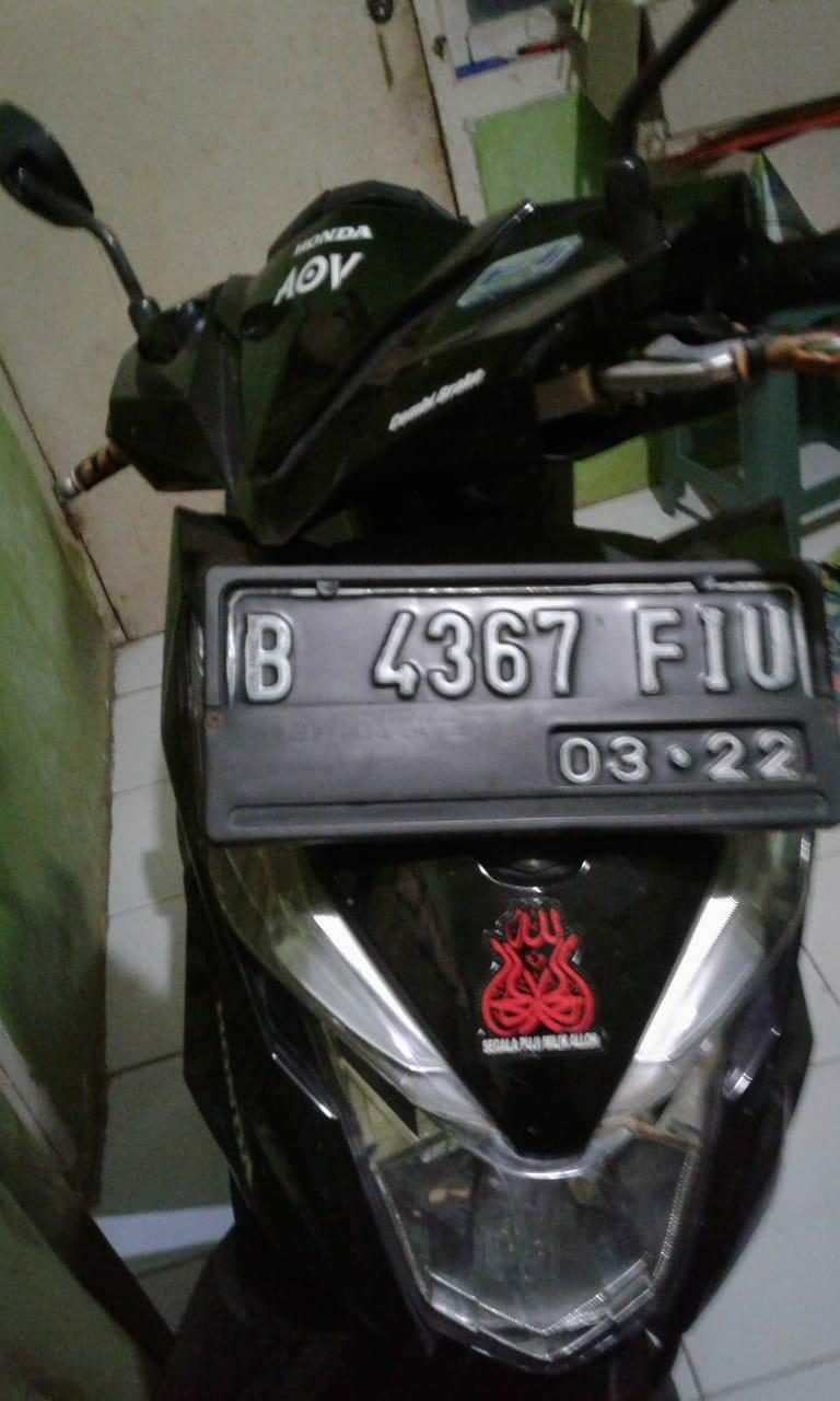 Motor yang hilang Beat warna Hitam dengan No.Pol-B.4367 FIU