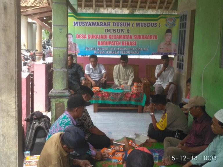 Musyawarah Dusun (Musdus) 2 Desa Suka Jadi Di Gelar