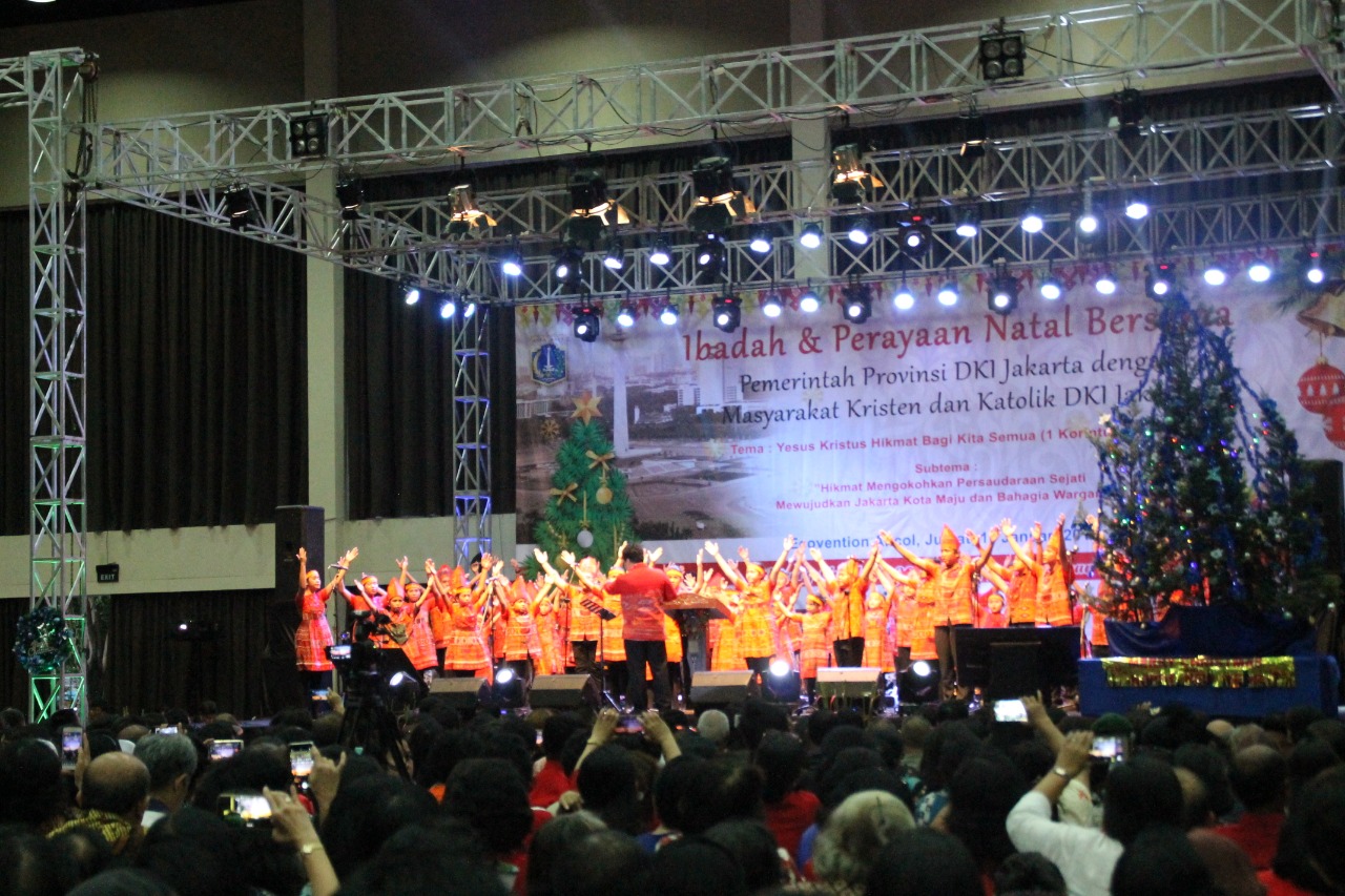Ibadah dan Perayaan Natal Bersama Pemerintah Provinsi DKI Jakarta dengan masyarakat Kristen dan Katolik Provinsi DKI Jakarta1