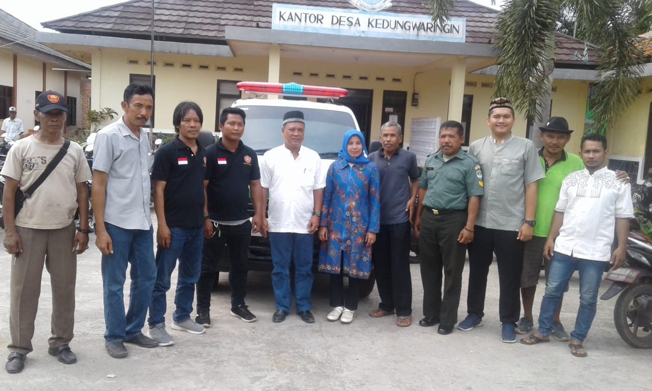 KADES KEDUNG WARINGIN HAUL KINERJA SERATUS HARI SAMBIL SELAMATAN