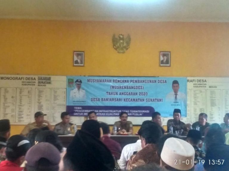 Melalui Musrenbang Desa Banjar Sari Akan Pokus Pada Pembangunan