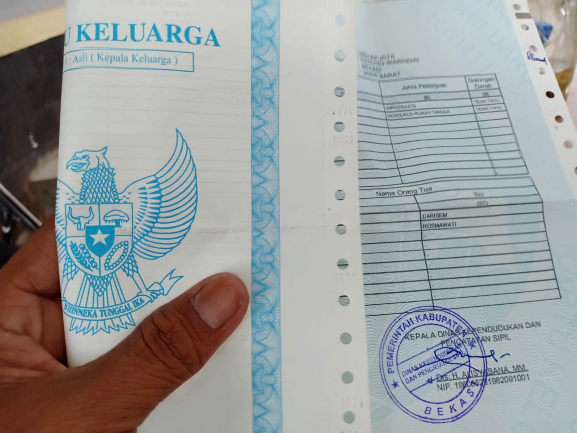 KTP dan KK AsPal diBandrol Rp.550 Ribu oleh Oknum Disdukcapil Kab Bekasi