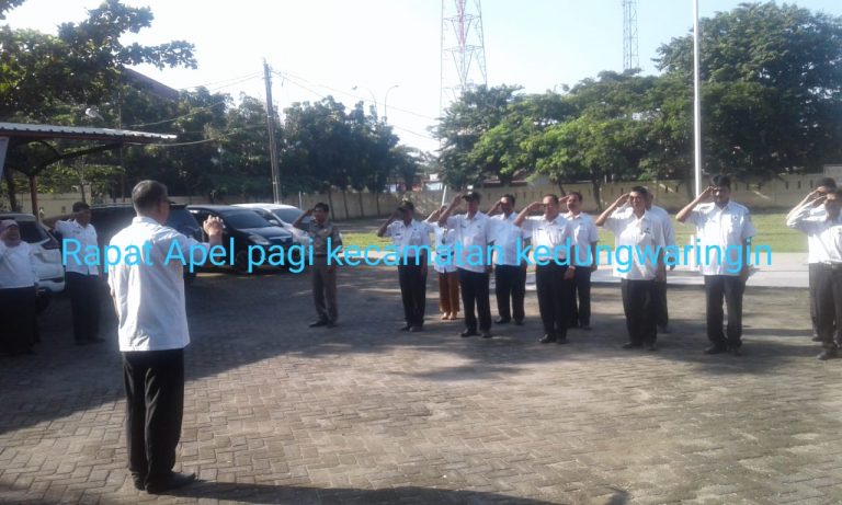 Rapat Apel Pagi Kecamatan Kedung Waringin Dipimpin Langsung Oleh Camat Pahruroji