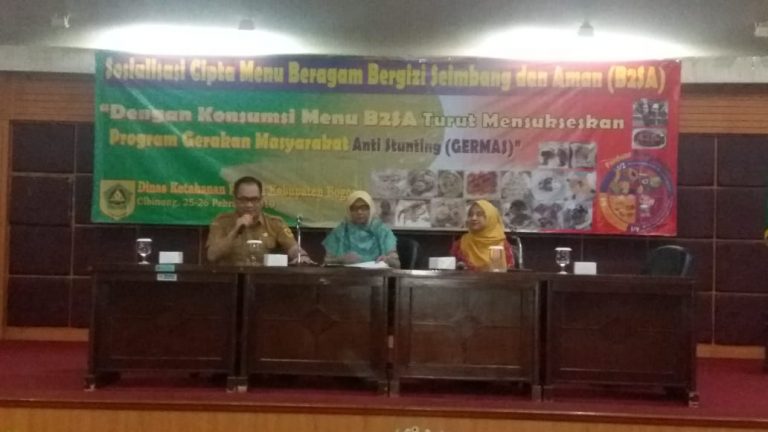 Sosialisasi B2SA untuk Hotel, Resto, dan Keluarga kabupaten Bogor