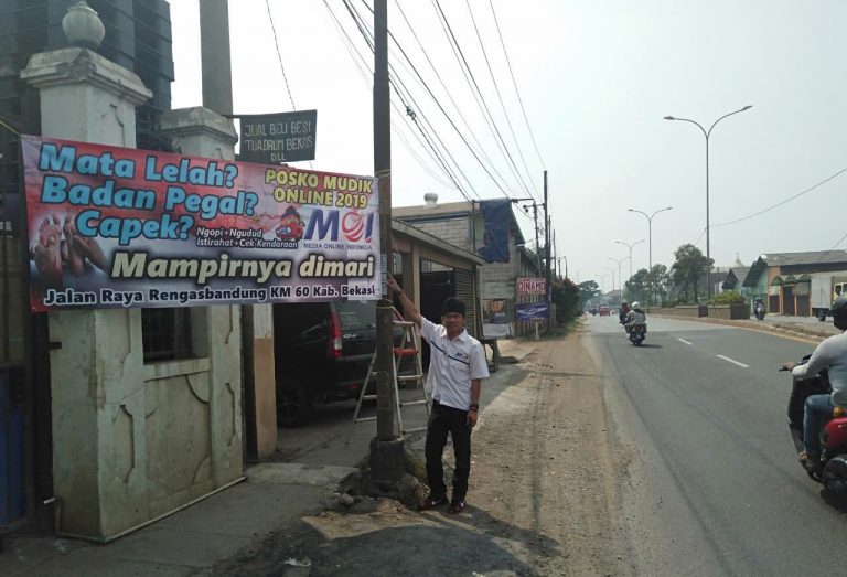 Butuh Istirahat, Mampir di MOI Bekasi Posko Mudik Online 2019