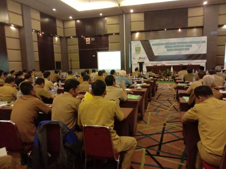DPMD Gelar Sosialisasi Peningkatan Kapasitas Perangkat Desa Kab Bekasi 2019