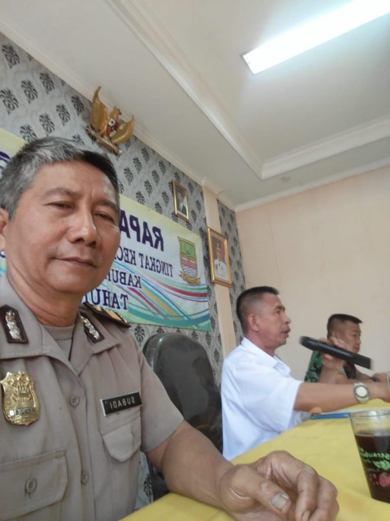 Pesan Muspika Di Rapat Minggon Kecamatan Karang Bahagia