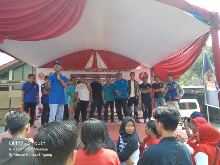 Menyambut HUT RI Ke 74 Karang Taruna Kecamatan Citeureup