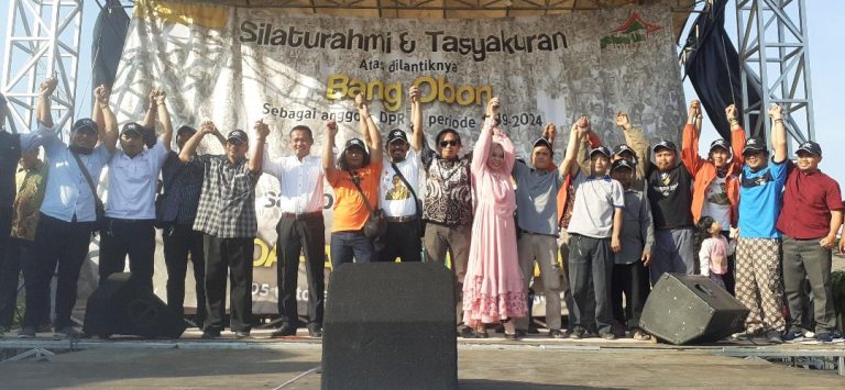 Anggota DPR RI Obon Tabroni, Gelar Silaturahmi dan Tasyakuran Bersama Relawan