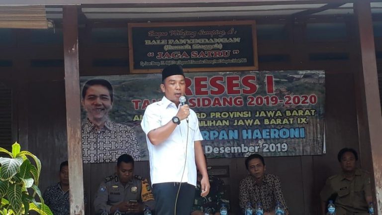 Anggota DPRD Provinsi Jawa Barat Irpan Haeroni, Melakukan Reses Di Objek Wisata Rawa Binong