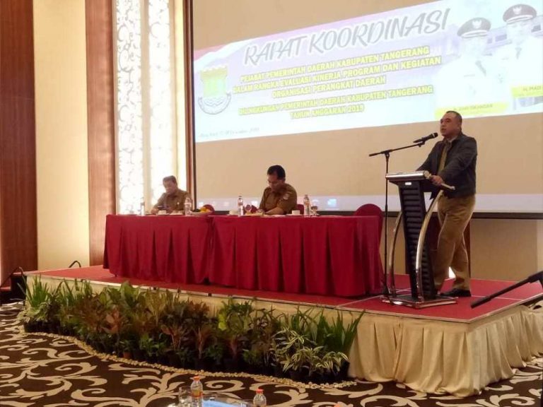 Bupati Tangerang Ahmed Zaki Iskandar Evaluasi Kinerja Seluruh OPD