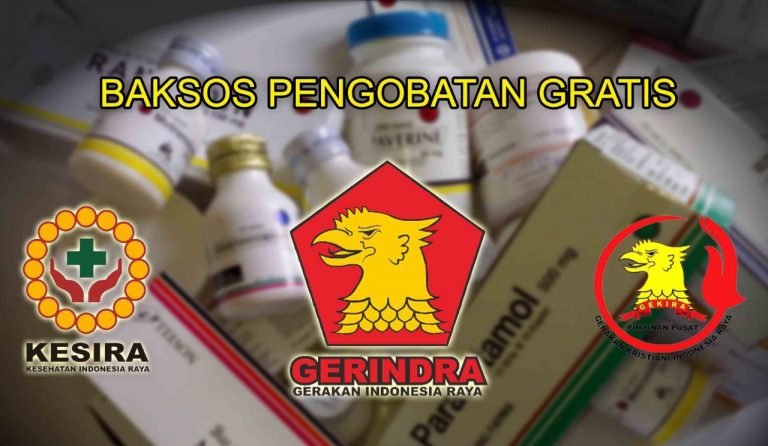 Gerindra Kembali Gelar Acara Pengobatan Gratis