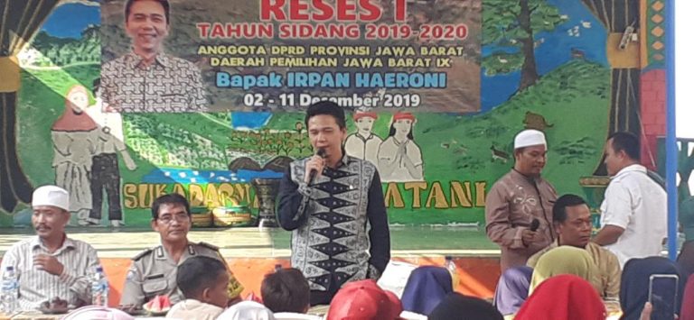 Irpan Haeroni Anggota DPRD Provinsi Jawa Barat Reses di Hari Ke-2 Banyak di Serang Aspirasi