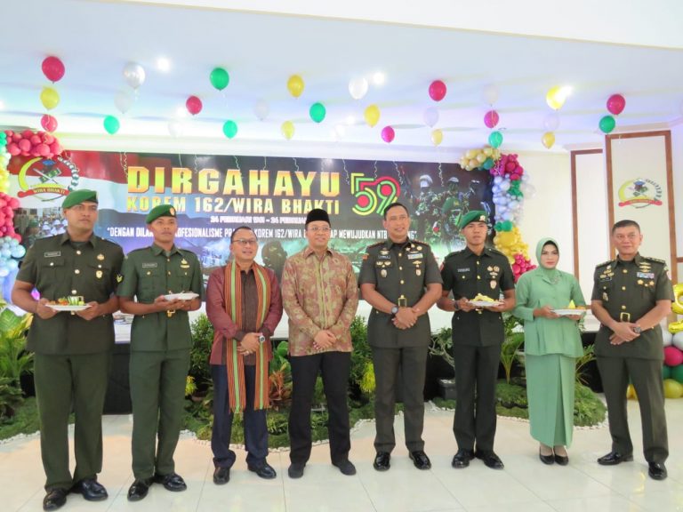 Bang Zul Apresiasi Kerja Keras Jajaran Korem 162 Wira Bhakti 3