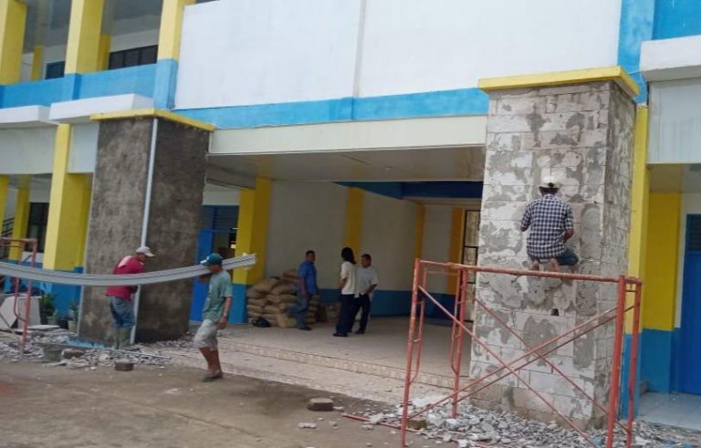 Bangunan SMPN 3 Karang Bahagia Terus di Perbaiki Usai Mengalami Keretakan