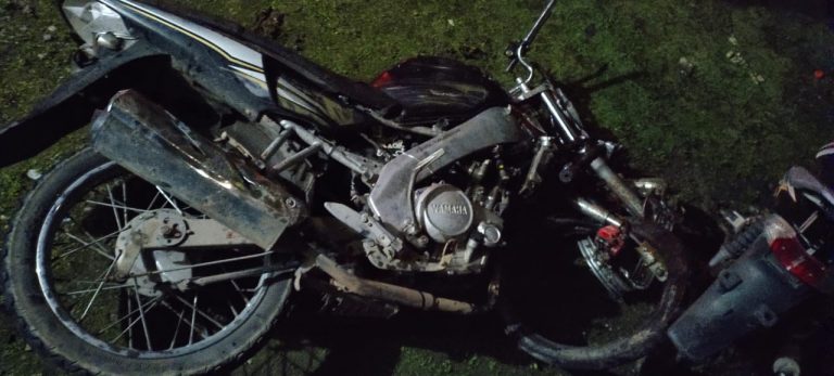 Kecelakaan Sepeda Motor Di Jalan Raya Doloksanggul Onan Ganjang
