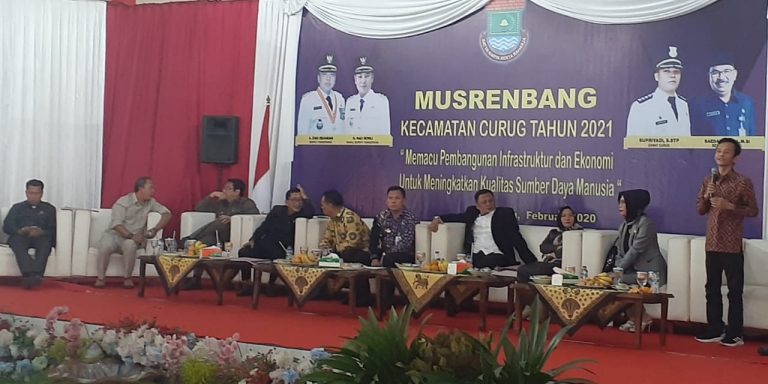 Musrenbang Kecamatan Curug 2021 Berlangsung