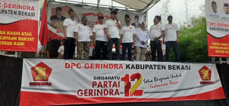Partai Gerindra Siap Jadi Pemenang Dalam Hari Ulang Tahunnya ke 12