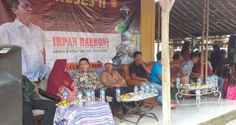 Irpan Haeroni Anggota DPRD Provinsi Jawa Barat Gelar Reses II Masa Sidang Tahun 2019 - 2020
