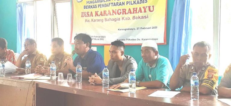Panitia Pilkades Karang Rahayu Umumkan Hasil Seleksi Calon Kades