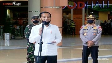 Presiden Joko Widodo (Jokowi) Menyebutkan Bahwa Skala Penyebaran Covid