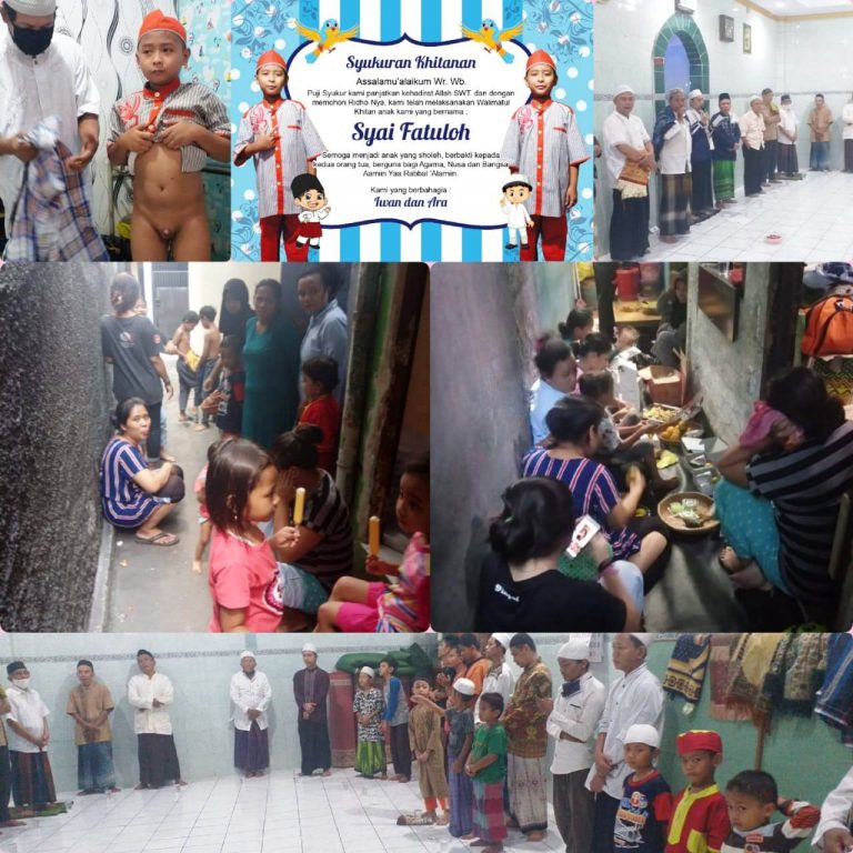 Acara Khitan Syai Fatuloh Murid Kelas 2 SDN Klender 01 Pagi Berjalan Dengan Lancar