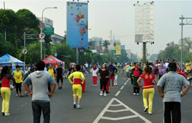 Car Free Day Jalan Ahmad Yani, Bekasi Selatan