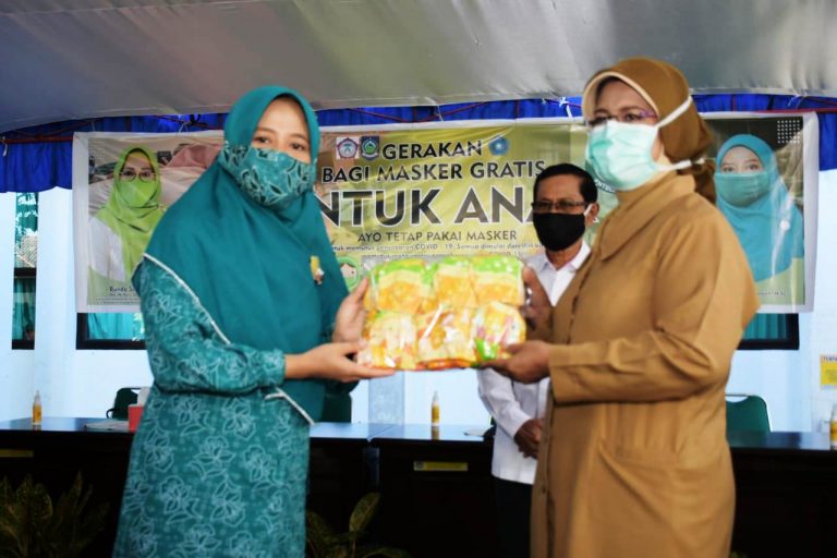 Puskesmas Cakranegara Terima Masker Khusus Anak 1