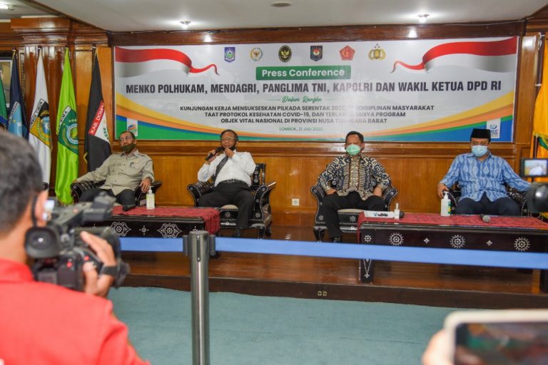 Mendagri Optimis NTB Mampu Sukseskan Pilkada Serentak 2020