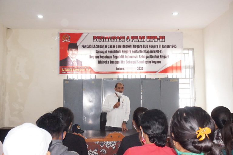 Sosialisasi 4 Pilar, Nono Sampono Ajak Ajak Masyarakat Jaga Keberagaman Bangsa