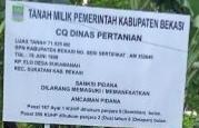 Mediasi Lahan 7,1 Hektar Ambyar, Dinas Pertanian Kab. Bekasi Mangkir