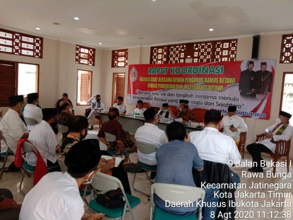 Rapat Koordinasi Majlis Adat Bersama Dewan Pengurus Bamus Betawi