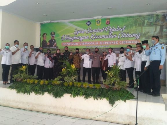 Lepas Sabut Polsek, Danramil Cibinong