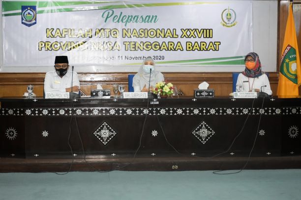 Lepas Kafilah MTQN ke Padang, Ini Harapan Wagub 2