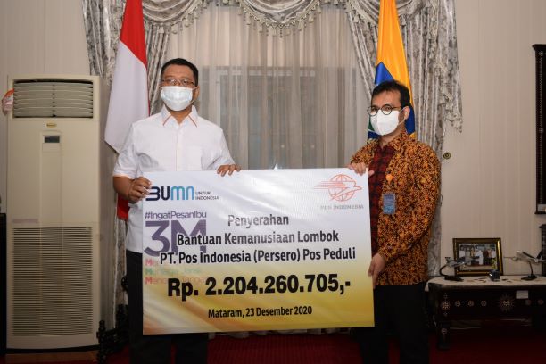 Gubernur Terima Bantuan Sosial Kemanusiaan