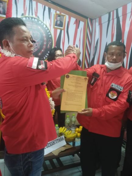 PAC PBB BEKASI UTARA MELANTIK PENGURUS RANTING HARAPAN JAYA