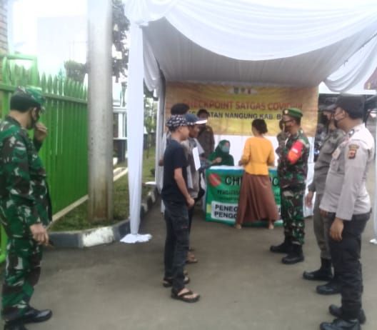 Muspika Kecamatan Nanggung Perketat