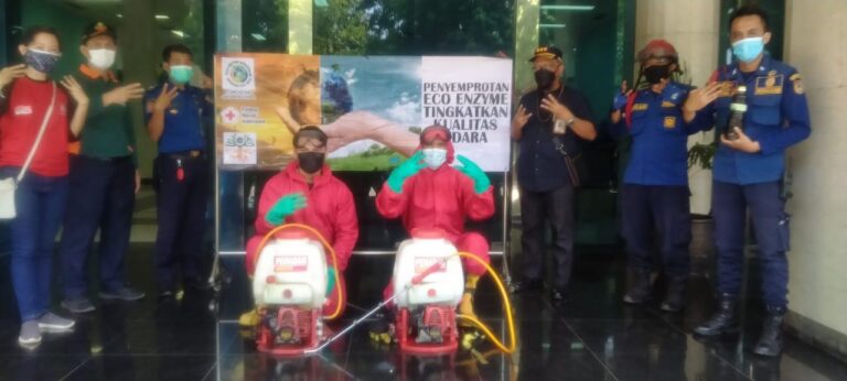 Gulkarmat Jakut Semprot Disinfektan Balai Yos Sudarso 1