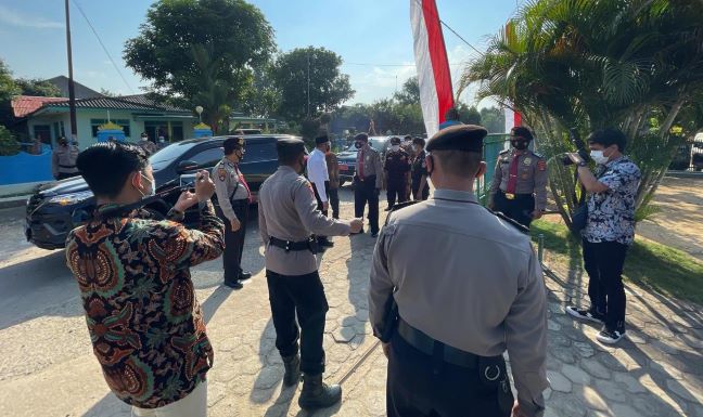 Kapolres Lampung Tengah Pimpin Pengamanan 4