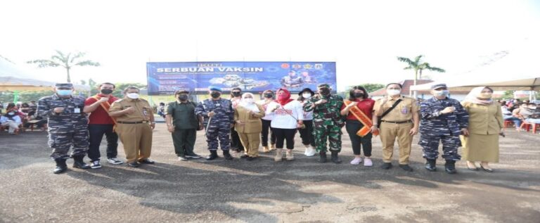Wakil Walikota Jakut Hadiri Kegiatan Serbuan Vaksinasi Di Mako Puspomal 1