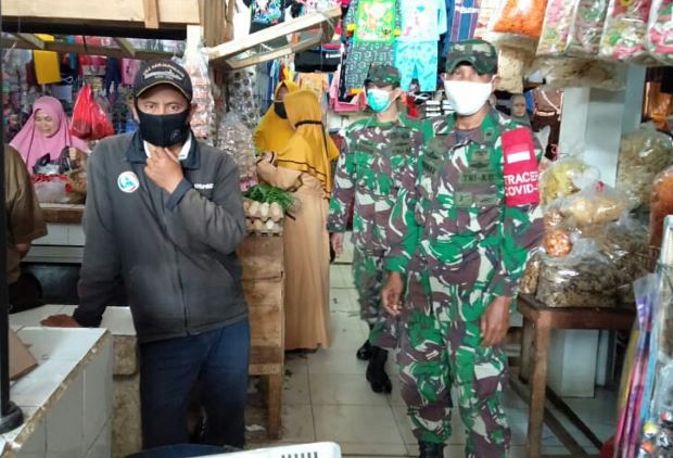 Jajaran Koramil 0621-17 Nanggung Semakin Gencar Untuk Pantau Area Pasar 2
