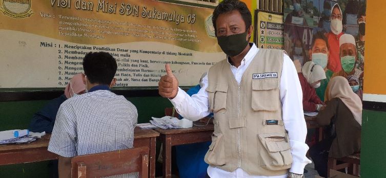 Pemdes Sukamulya Helat 1200 Dosis Satu Vaksin Astra Zeneca 1