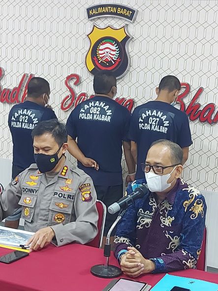 42 Kasus dengan 62 Orang Tersangka, Oleh Polda Kalbar dan Jaran Hasil Penertiban PETI Dilanjutkan Proses Hukumnya 1