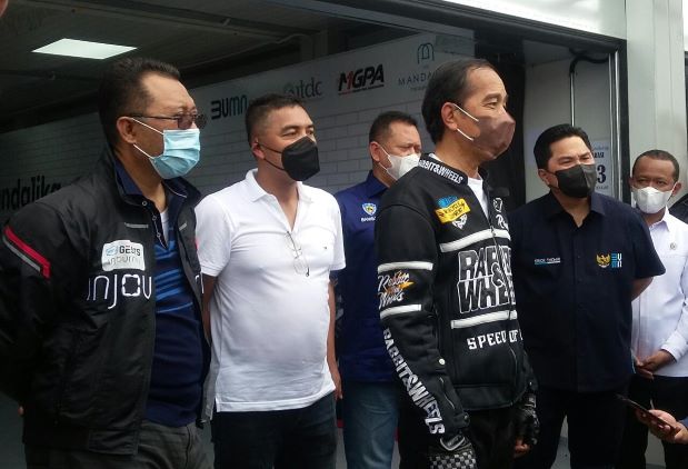 Gubernur NTB Dampingi Presiden Jokowi, Resmikan Pertamina Mandalika International Street Circuit 1
