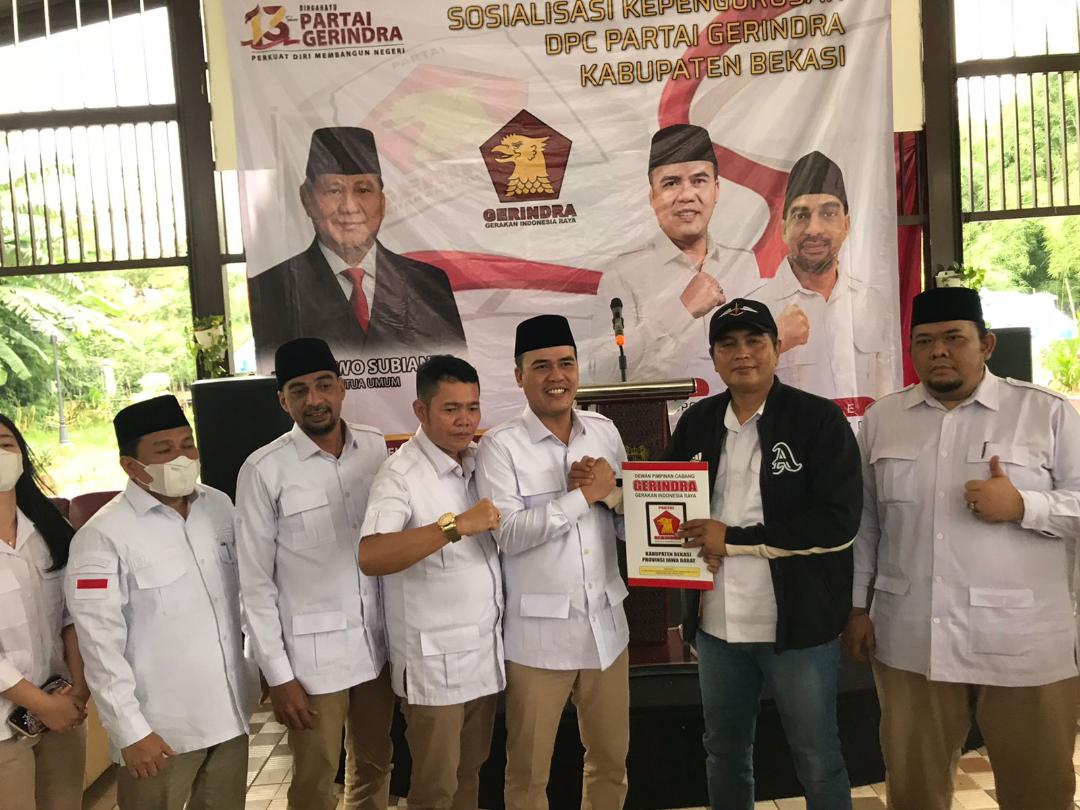 Ketua DPC Partai Gerindra Kab. Bekasi Aria Dwi Nugraha Siap Memenangkan Partai Dalam Pilpres dan Pileg Mendatang 1